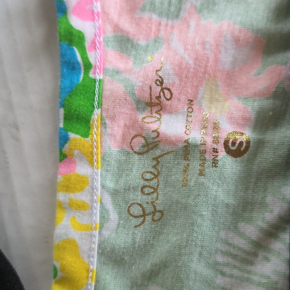 Lilly Pulitzer Multicolor Floral Spring Pima Cotton Dress Size S - Picture 6 of 10